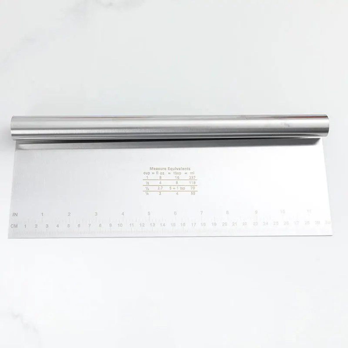 GENERICO - CORTADOR DE MASAS ACERO INOXIDABLE PARA COCINA 30CM