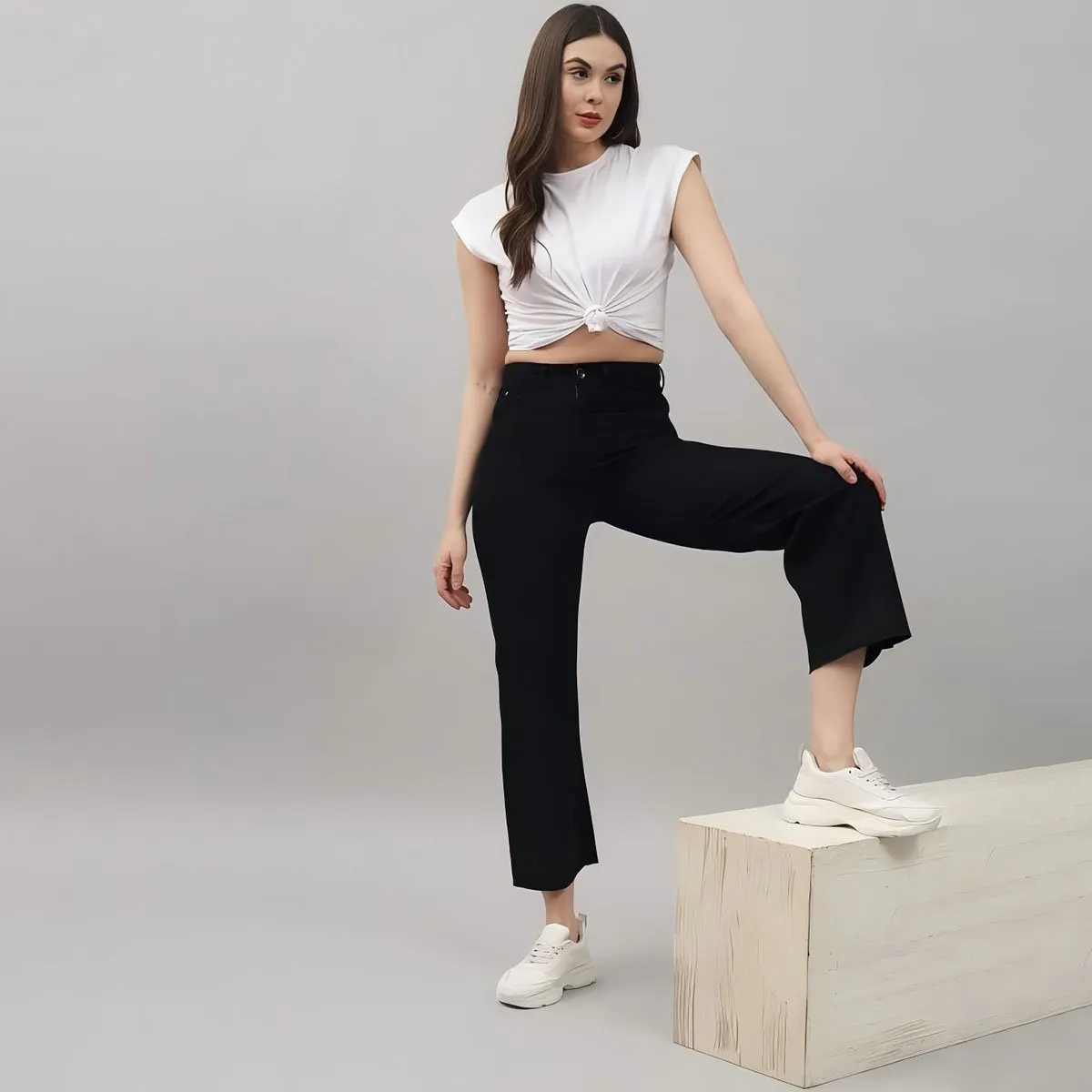 42AROZINA - pantalones mujer vaqueros rectos para mujer moda y Corte ajustado