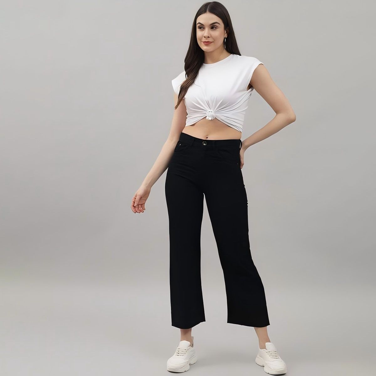 42AROZINA - pantalones mujer vaqueros rectos para mujer moda y Corte ajustado