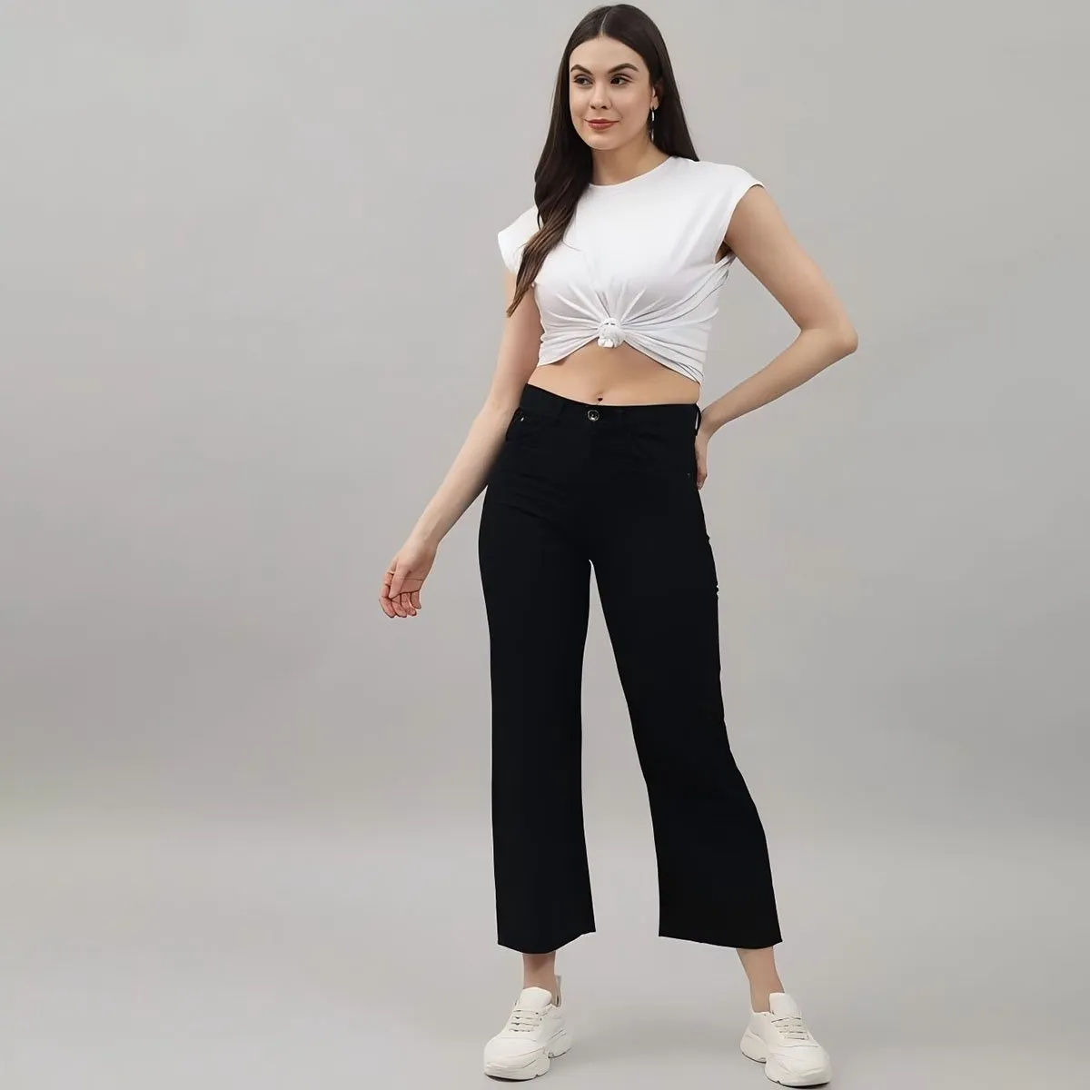 42AROZINA - pantalones mujer vaqueros rectos para mujer moda y Corte ajustado