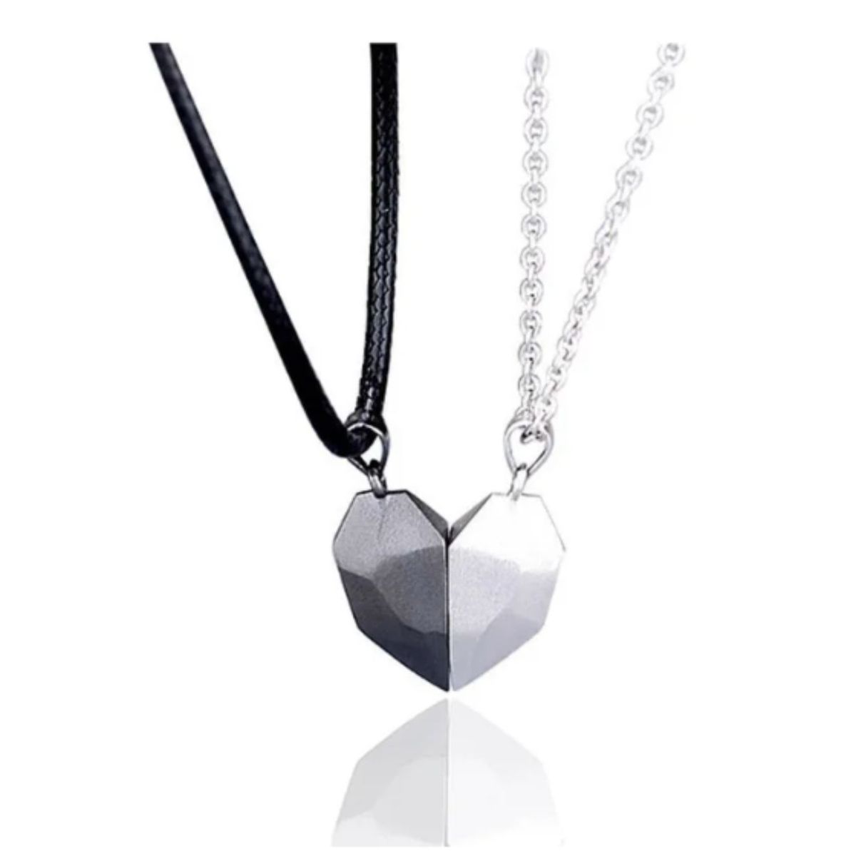 GENERICO - Collar Corazón Imantado para Parejas Enamorados