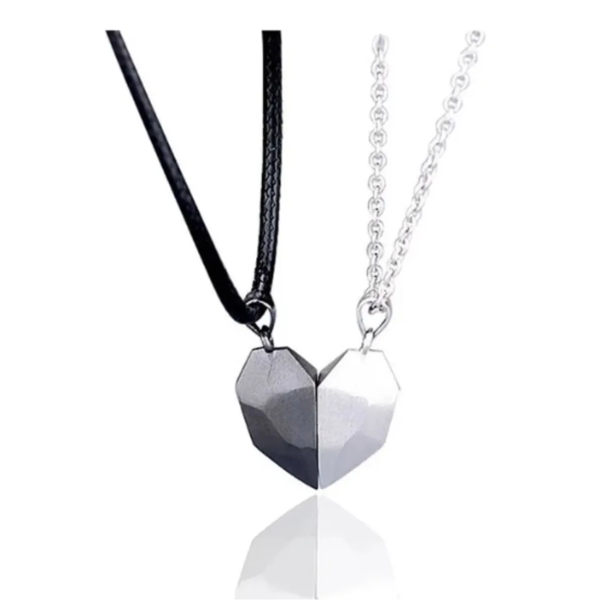 GENERICO - Collar Corazón Imantado para Parejas Enamorados