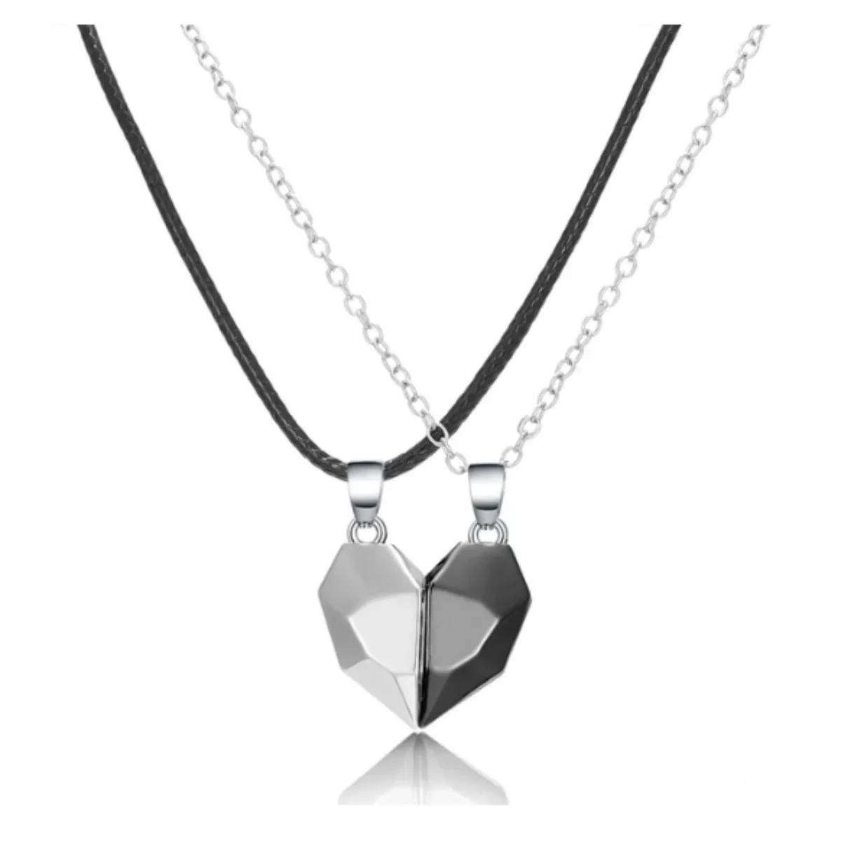 GENERICO - Collar Corazón Imantado para Parejas Enamorados