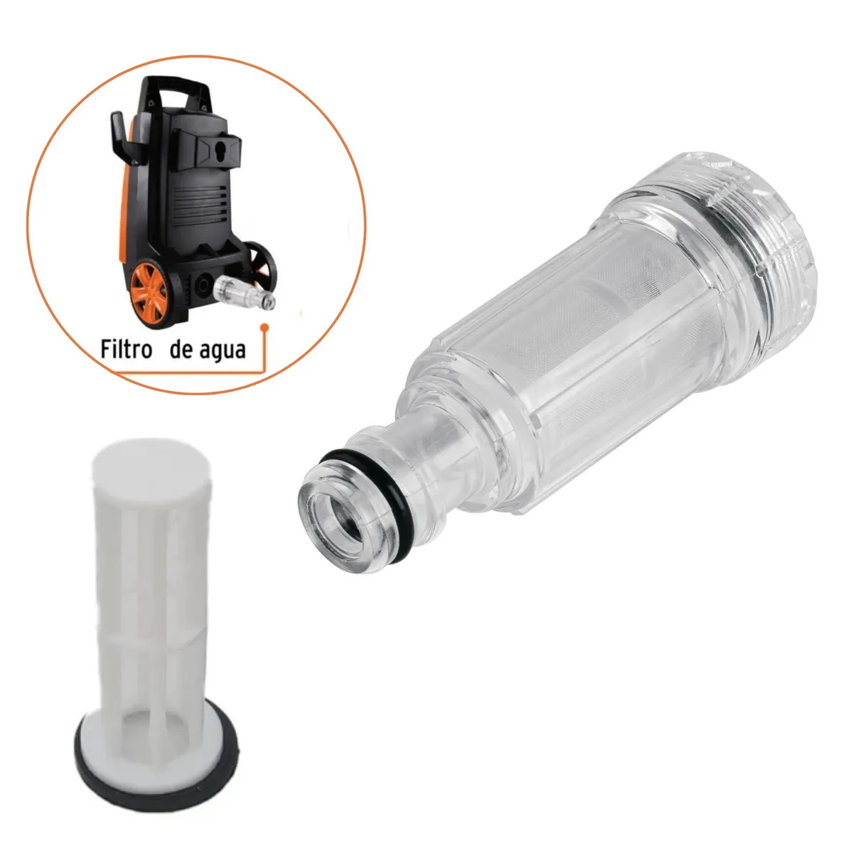 TRUPER - KIT FILTRO DE AGUA PARA HIDROLAVADORA MANGUERA REFORZADA 10MTRUPER