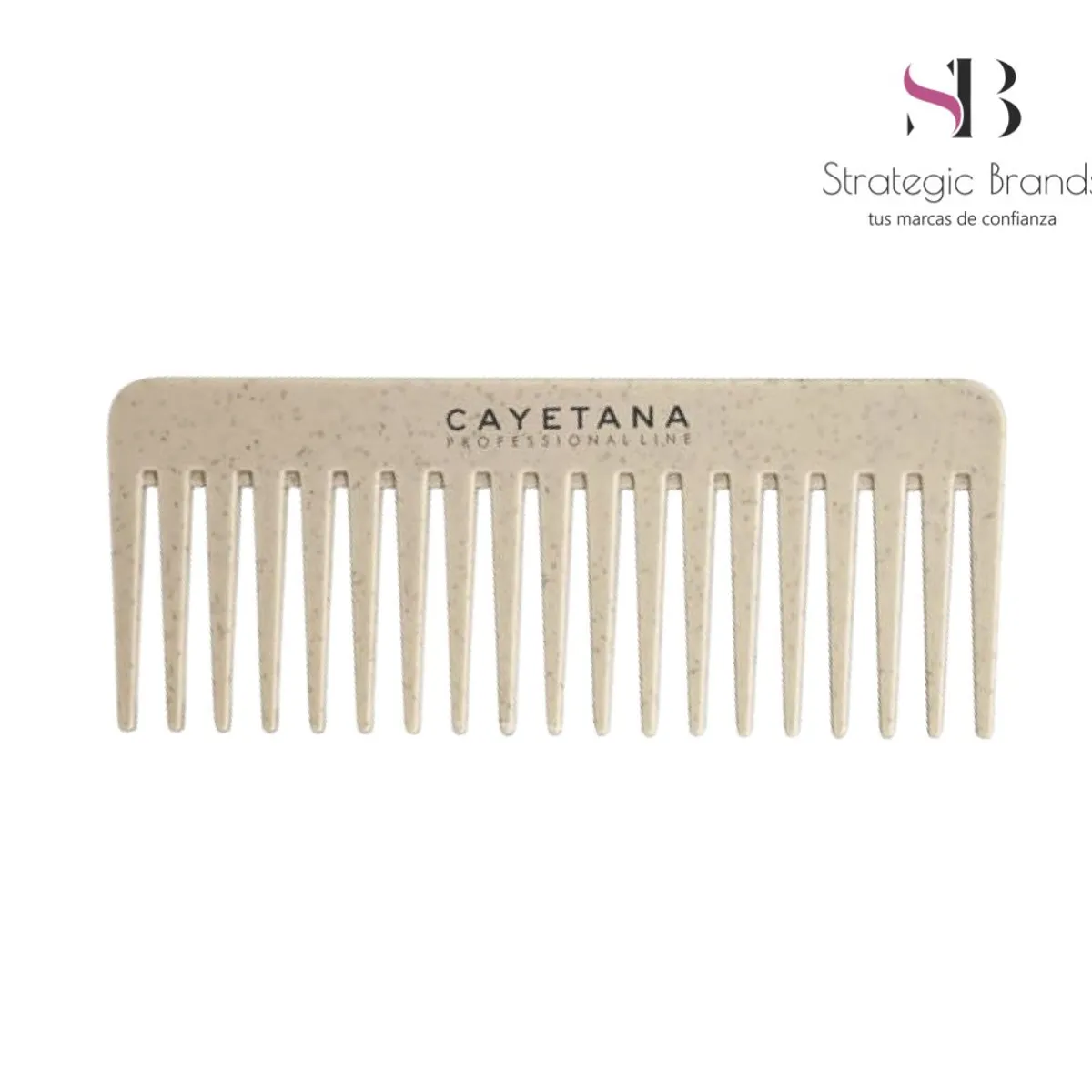 CAYETANA - Peine EcoFriendly BEIGE DESENREDANTE