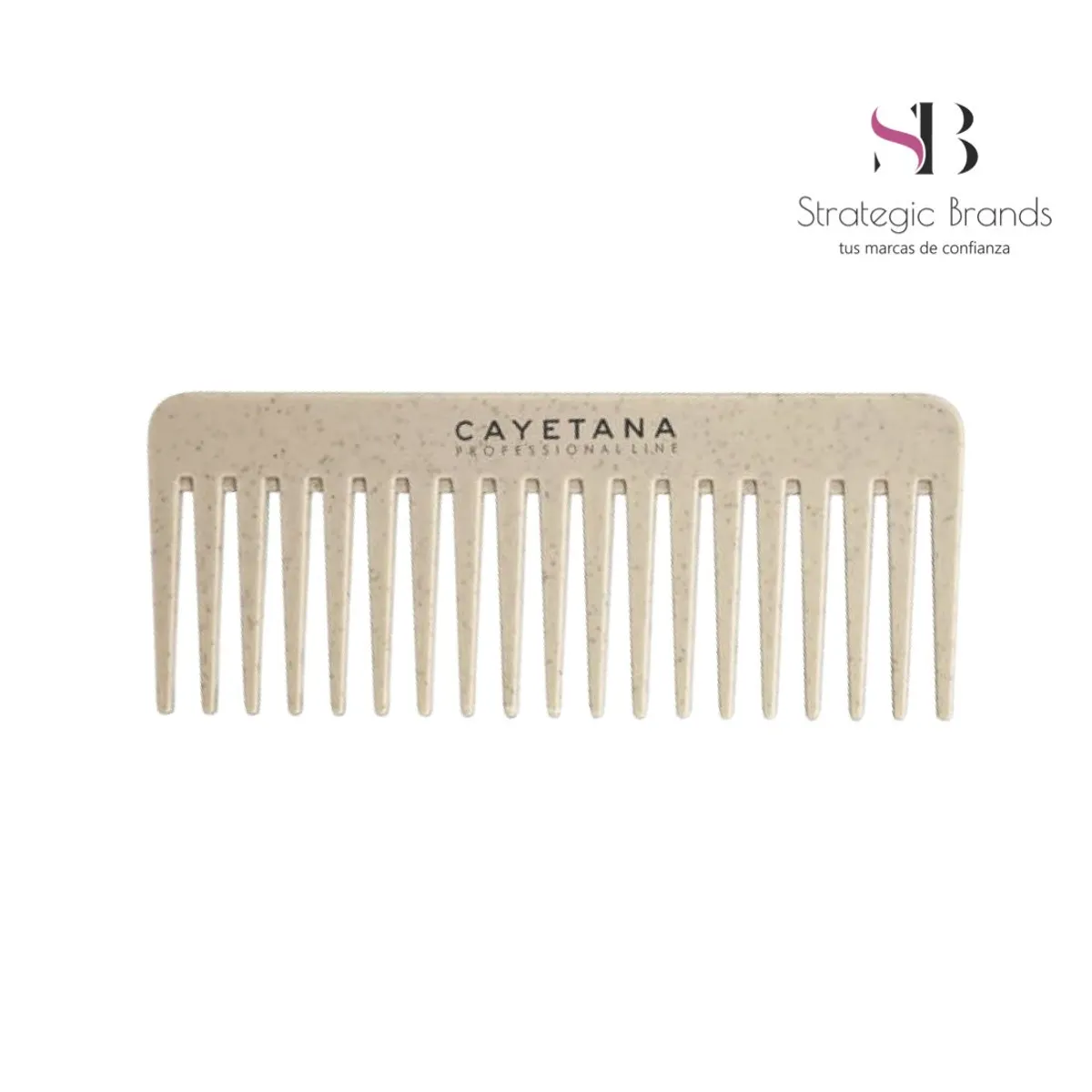 CAYETANA - Peine EcoFriendly BEIGE DESENREDANTE