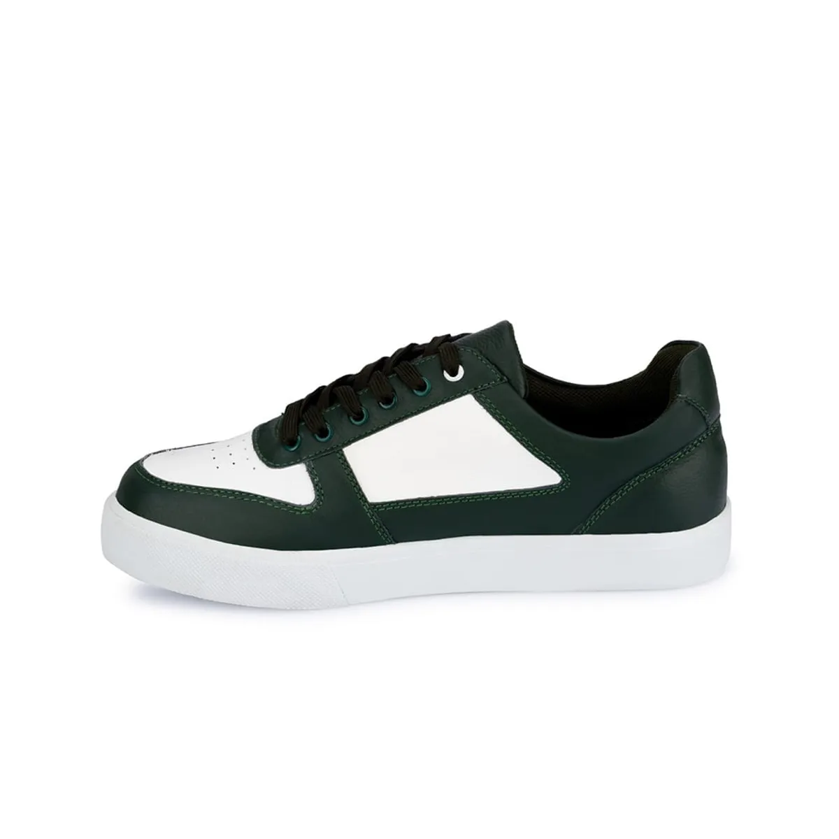 RABBIT - Zapatilla Casual CARDIN-004 VerdBlan Rabbit Cuero