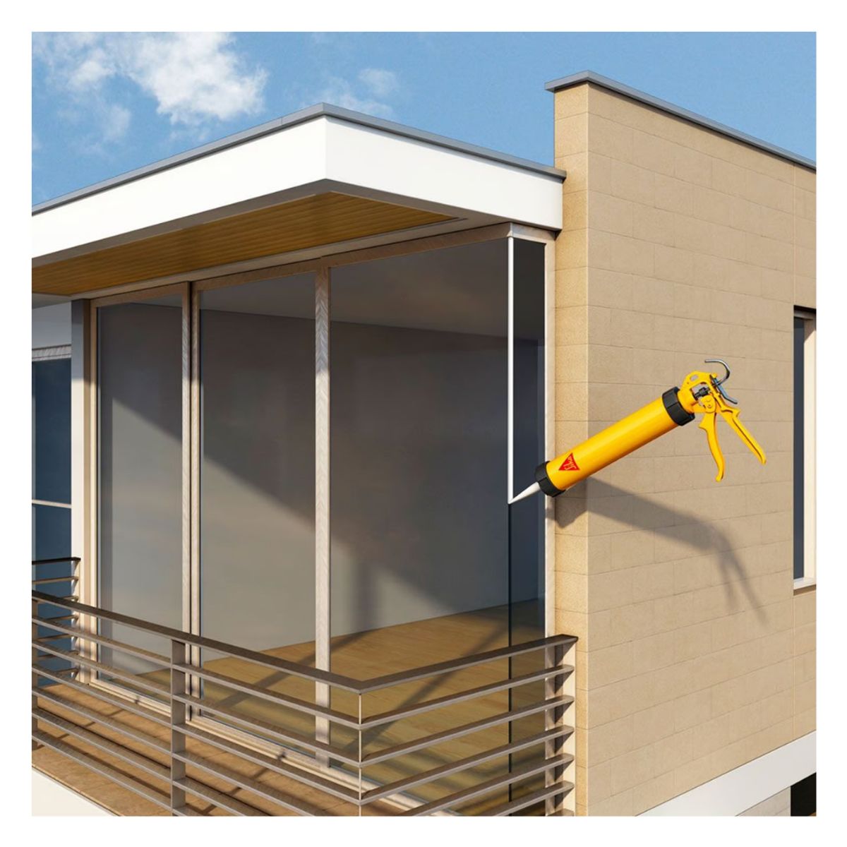 SIKA - 3 Siliconas Antihongos Sikasil IA Transparente 280ml GRATIS Aplicador