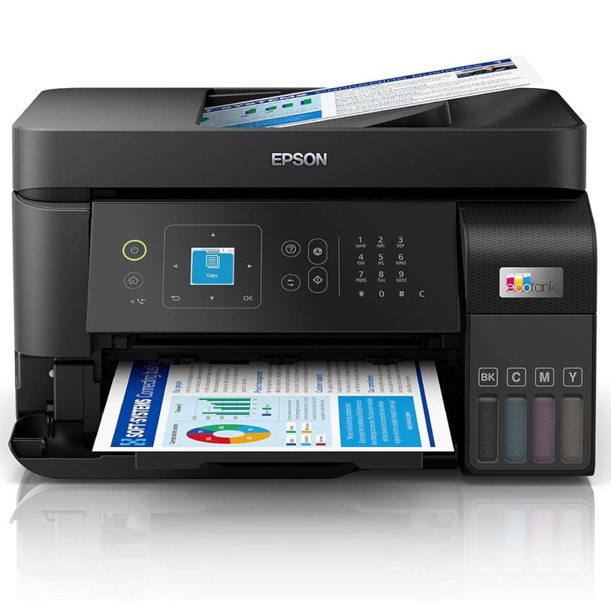 EPSON - Impresora Multifuncional Epson EcoTank L5590 Imprime Escanea Copia