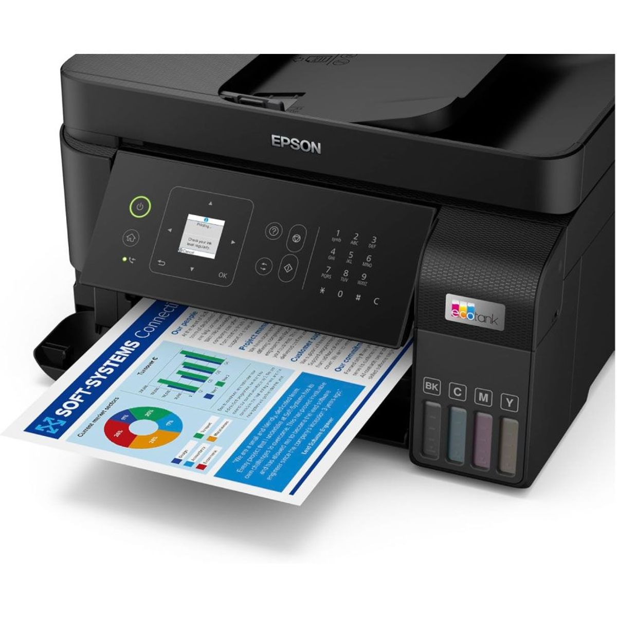 EPSON - Impresora Multifuncional Epson EcoTank L5590 Imprime Escanea Copia