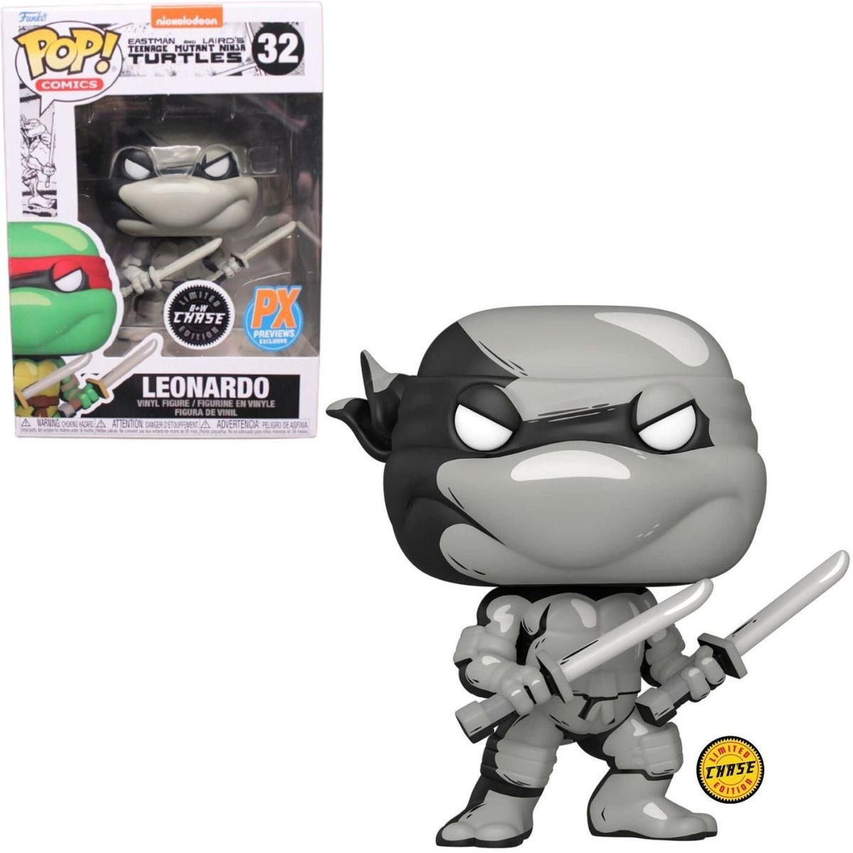 FUNKO - Funko Pop Tortugas Ninja Leonardo - Chase Ninja Turtles