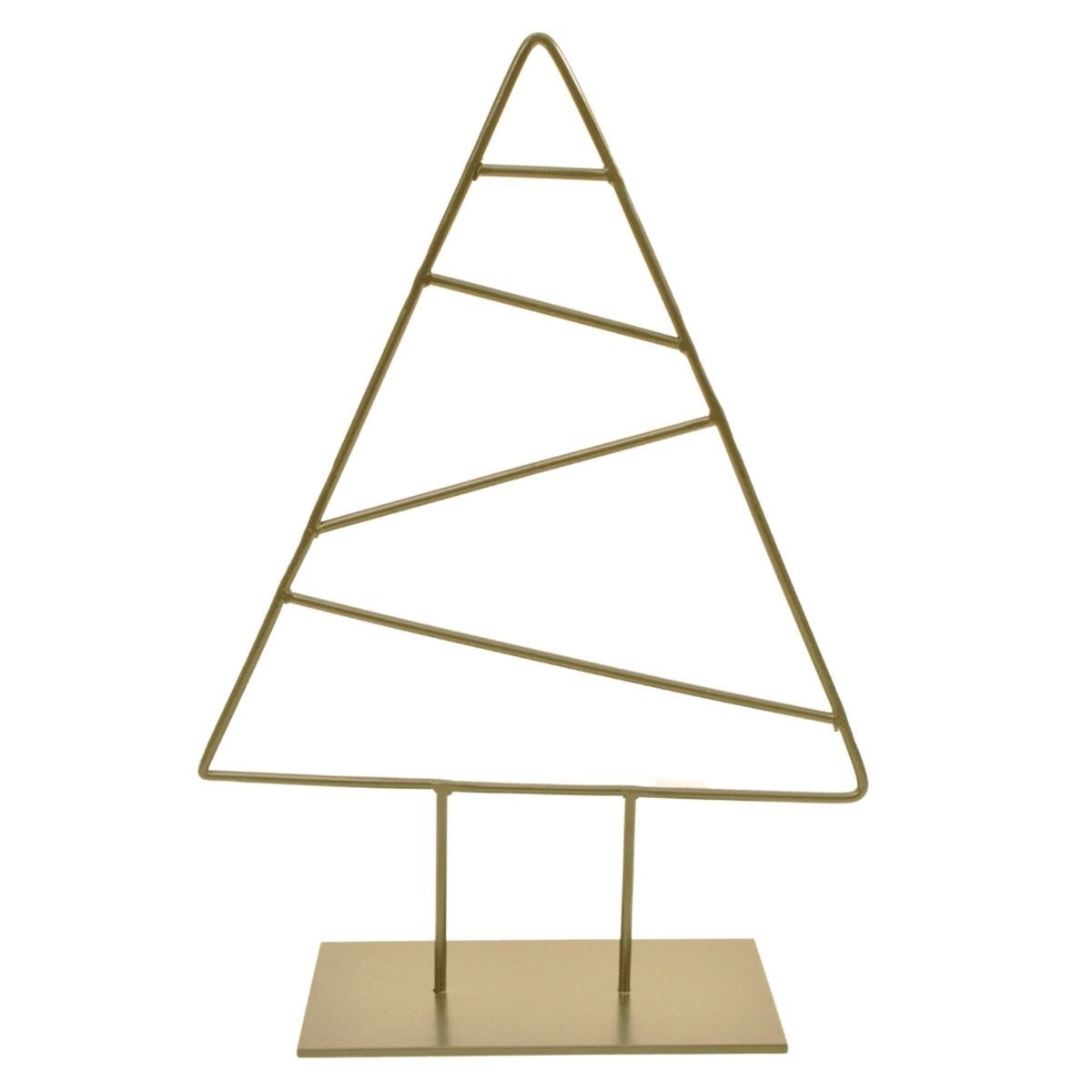 GENERICO - Árbol Navideño Decorativo Dorado con Base de Metal METHOME
