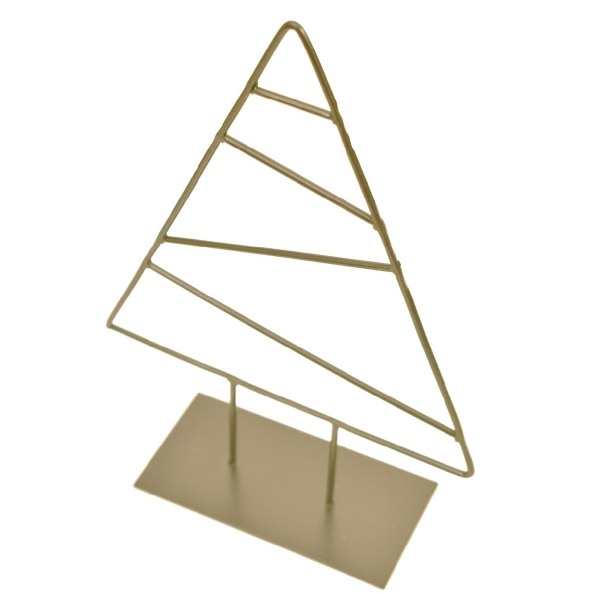 GENERICO - Árbol Navideño Decorativo Dorado con Base de Metal METHOME