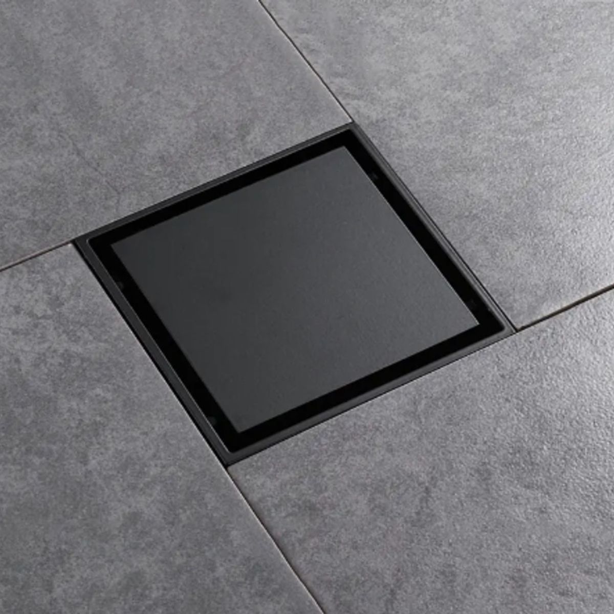 GREEN HOUSE - SUMIDERO REVERSIBLE ACERO SUS 304 DE 10CM  NEGRO PACK DE 2 UNIDADES