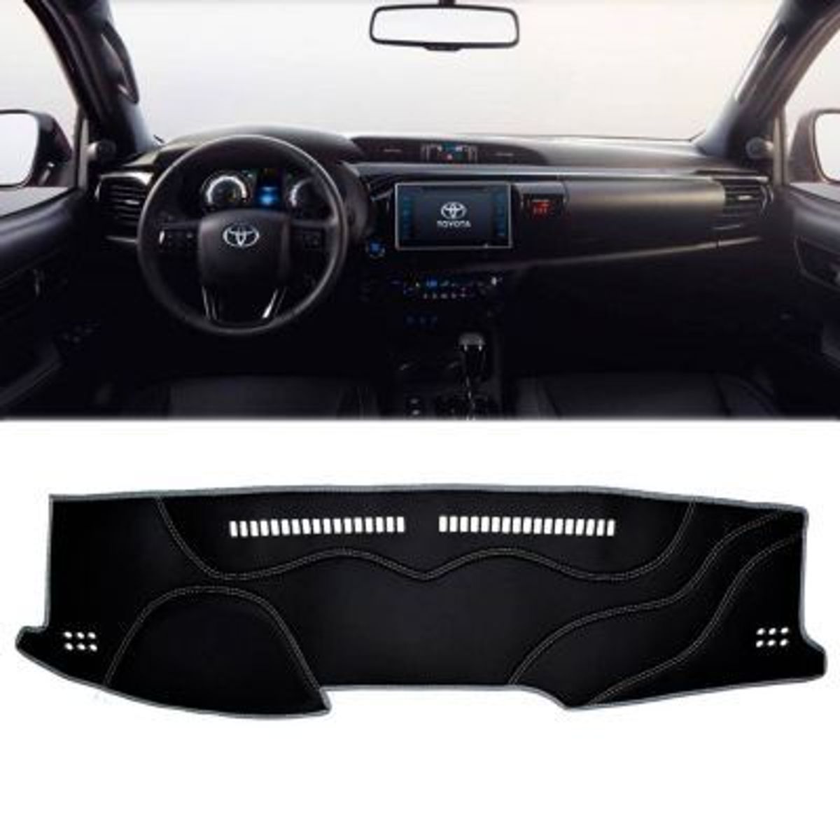 TAPIZ PERU - Tapete protector de tablero toyota hilux 2017-2024