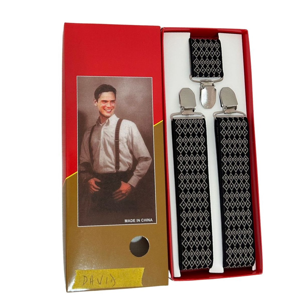 KAST PE - Tirantes para pantalon suspenders hombre modelo David