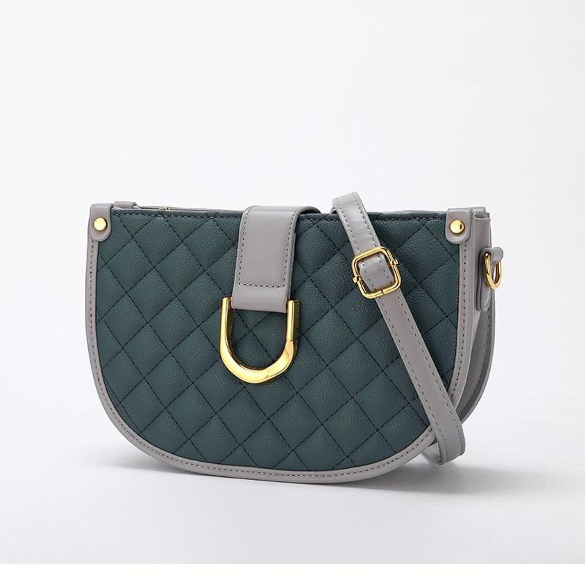 SIIHENRRY - Siihenrry - Bolso de Cuero Vegano Mate DJB-0123-GR Verde