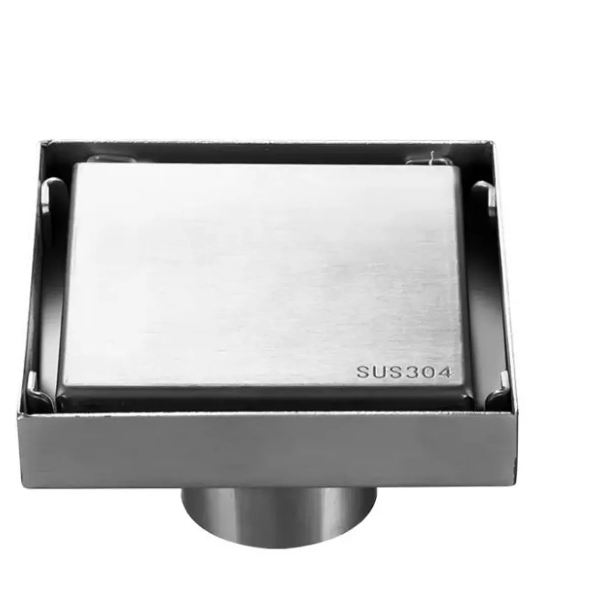 GREEN HOUSE - SUMIDERO REVERSIBLE ACERO SUS 304 DE 10CM