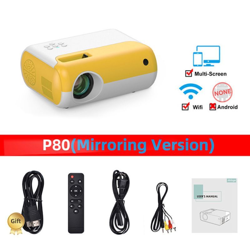 PUREPOWER - 2025 New proyector ultra portail LED HD 1080P wifi  - p80