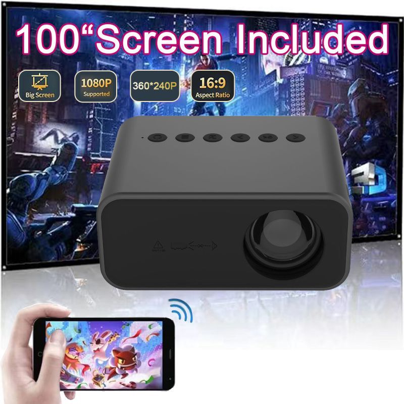 PUREPOWER - 2025 New proyector ultra portail LED HD 1080P wifi  - YT5002