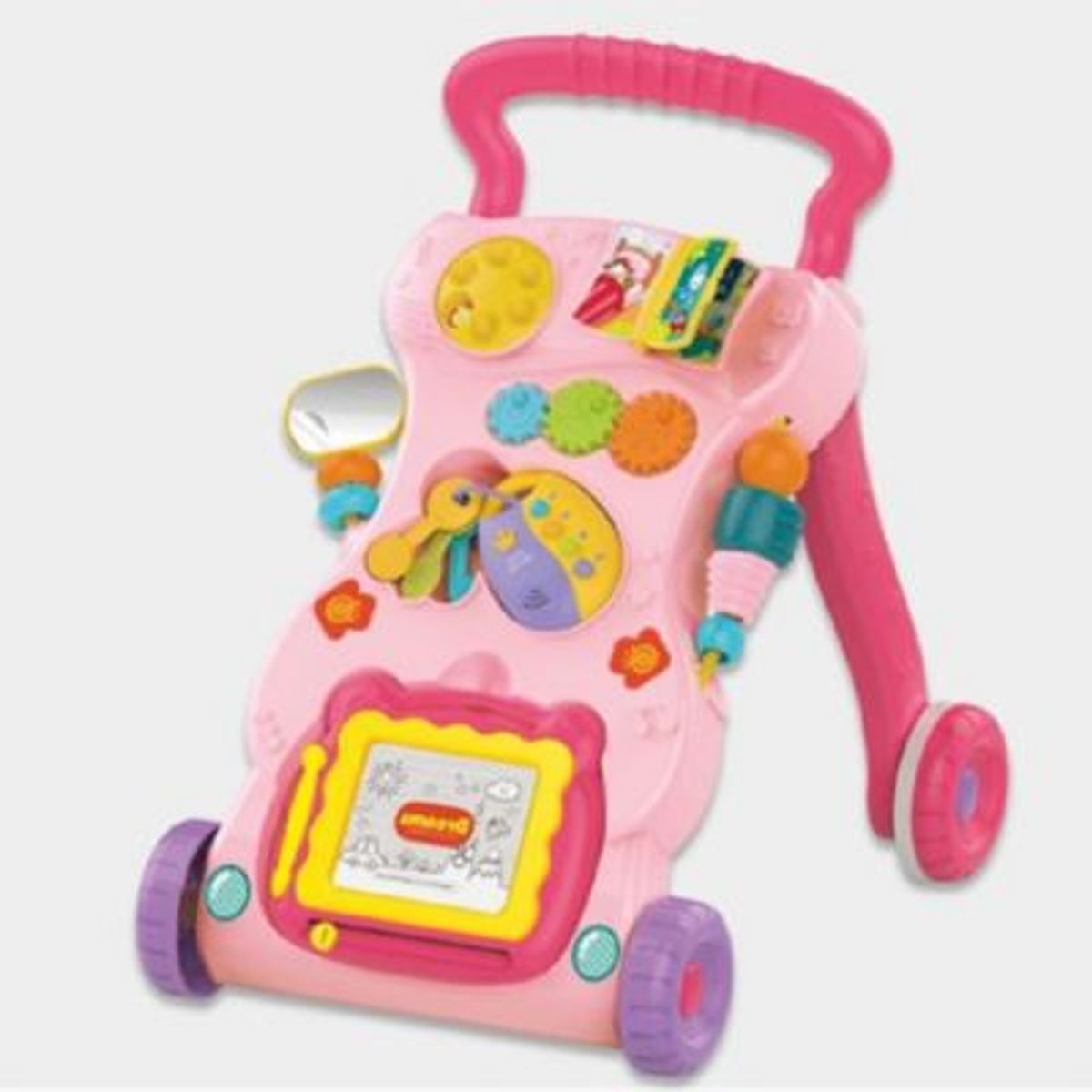 GENERICO - Andador Caminador Musical Educativo para Bebes Niños Rosado