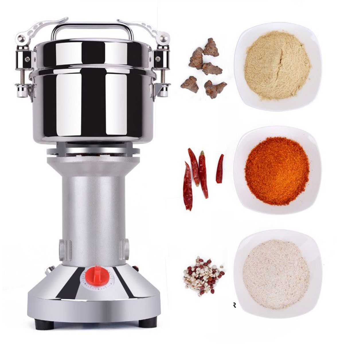 GENERICO - Molino Pulverizador  Industrial de Grano de 200 Gramos