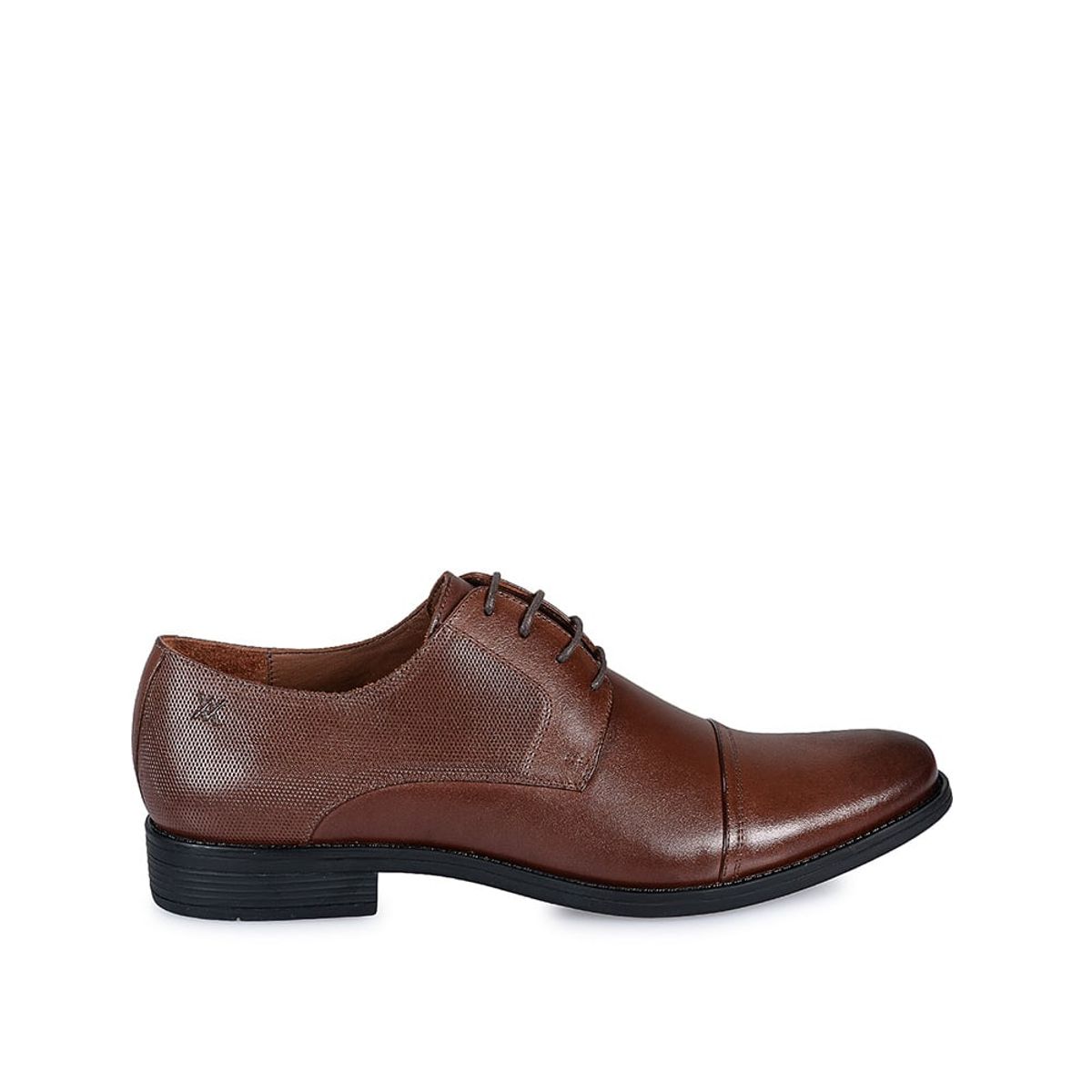 VIALE - Zapato Derby Casual Hombre Cuero Viale Homme Whisky