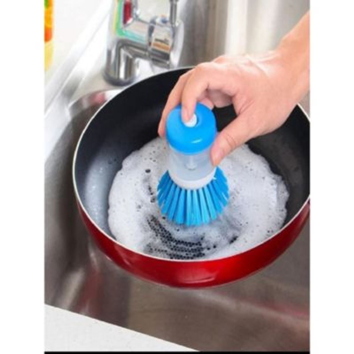 GENERICO - 2 Cepillos Limpiador de Cocina Ollas Sartenes Multiuso