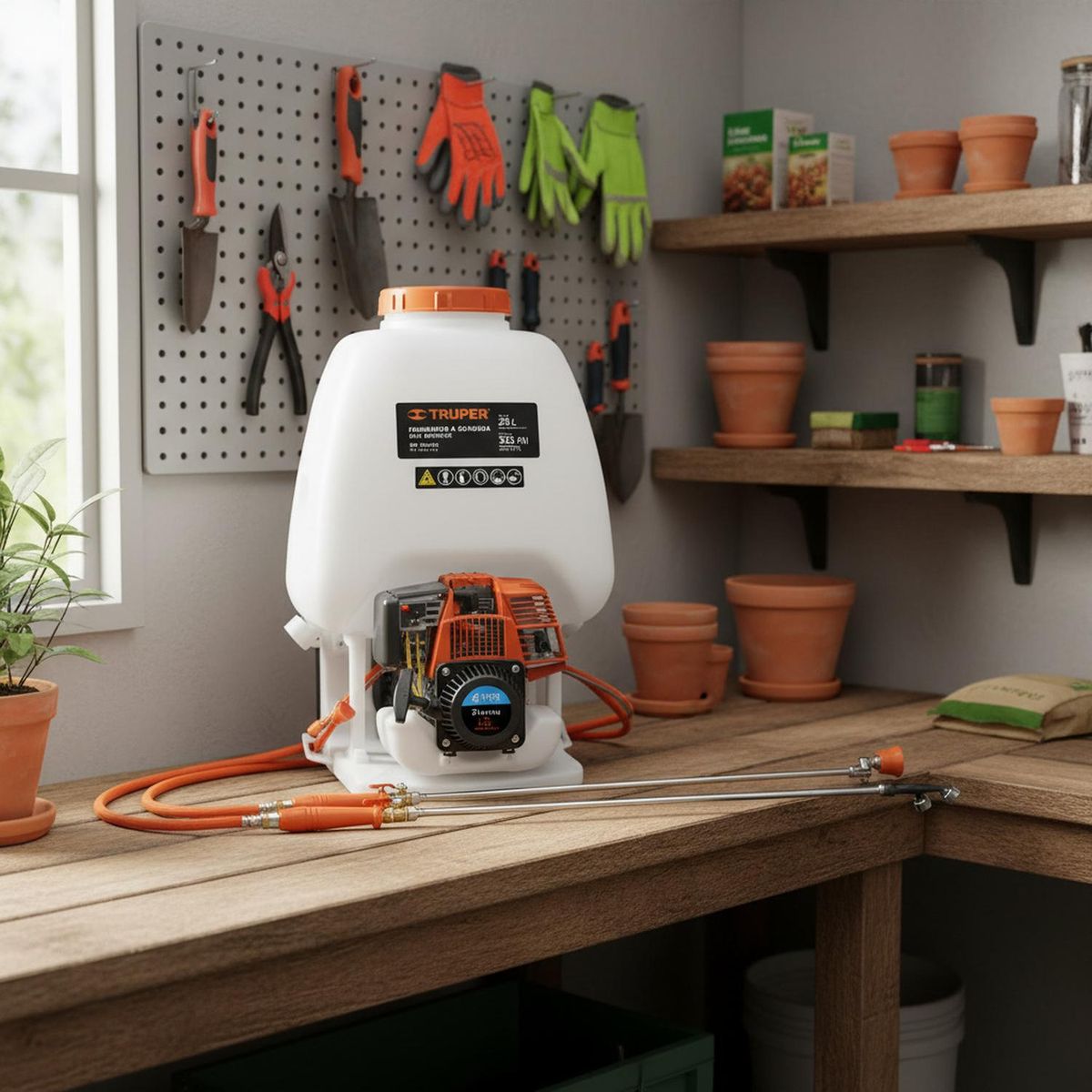 TRUPER - Fumigador a gasolina 4 tiempos Truper