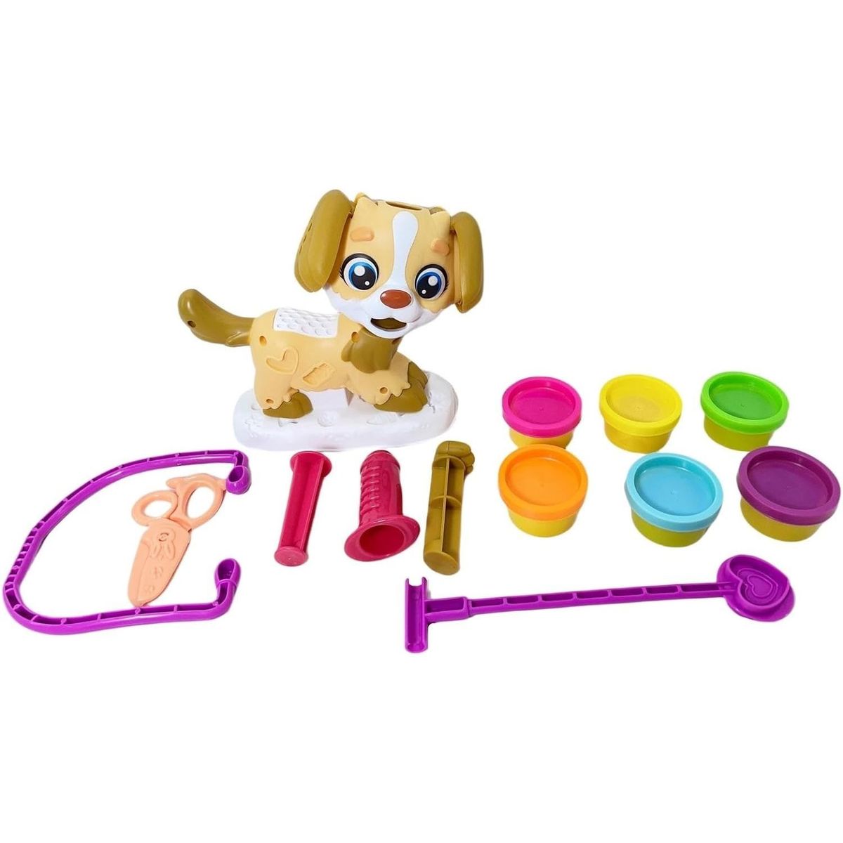 GENERICO - Juguete Set de Lindo Perrito de Plastilina Moldeable