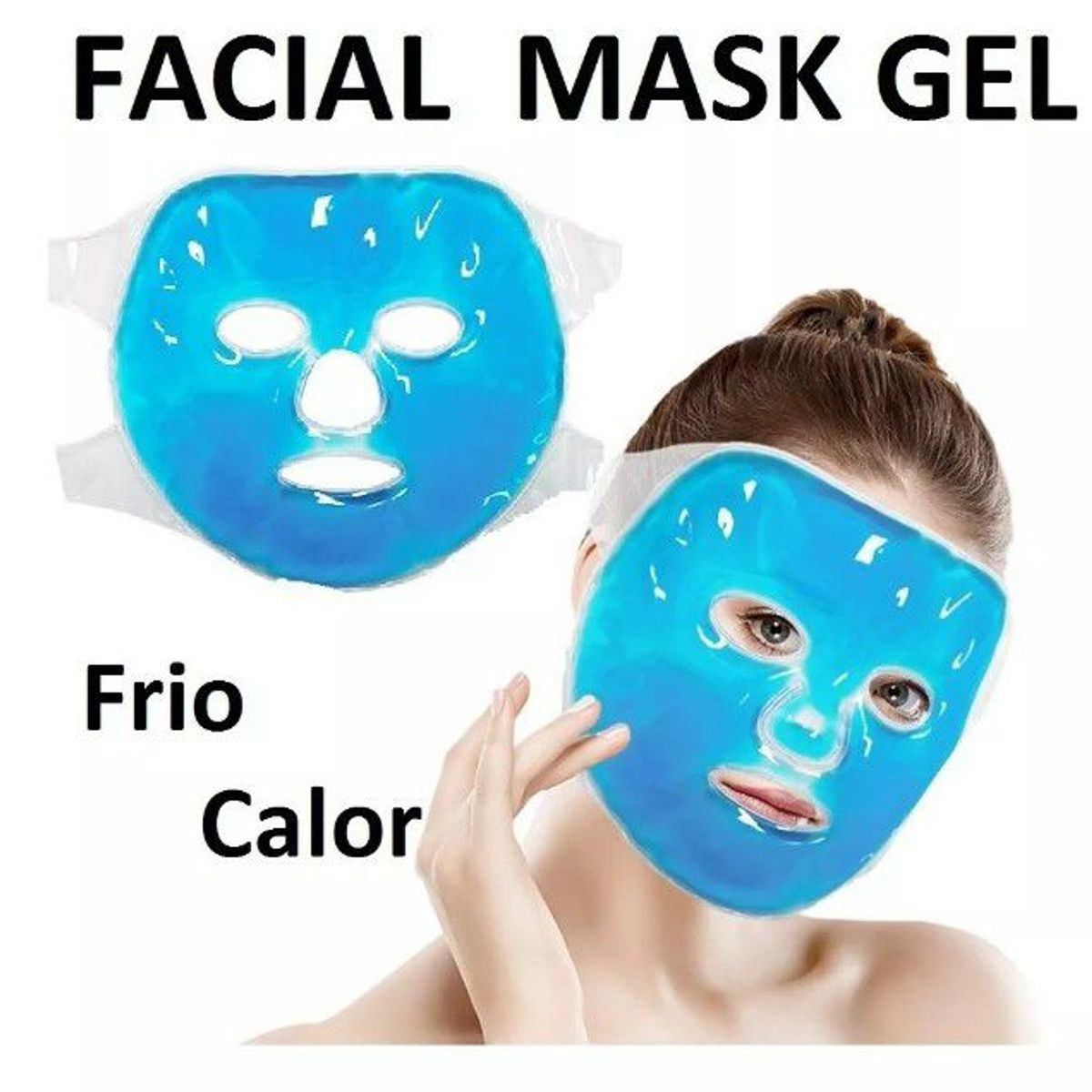 GENERICO - Mascara Gel Frio-Calor Relajante Refrigerante Mascarilla Desinflamante