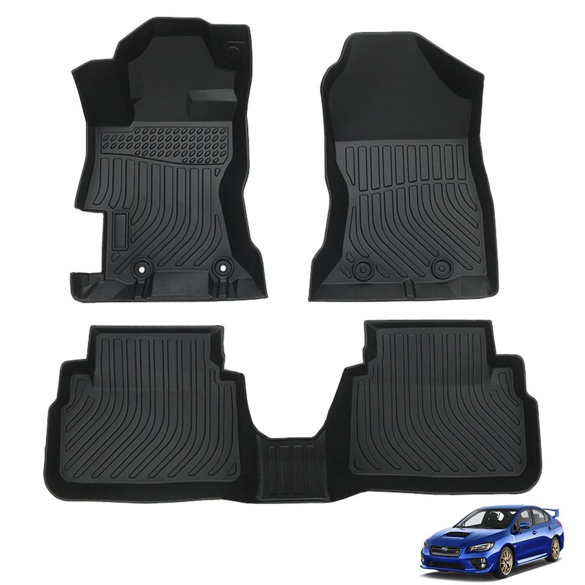 GENERICO - PROTECTOR CUBRE PISO 5D TPE SUBARU IMPREZA 2017-2022