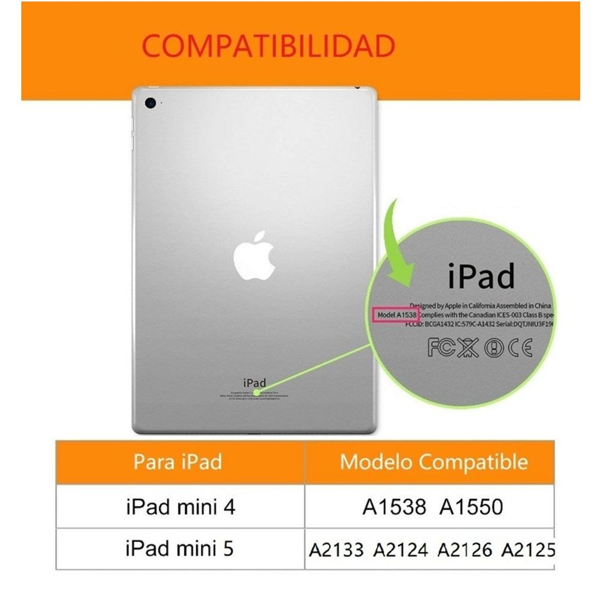 GENERICO - Protector de Pantalla de Vidrio Templado para iPad Mini 4 A1538 A1550