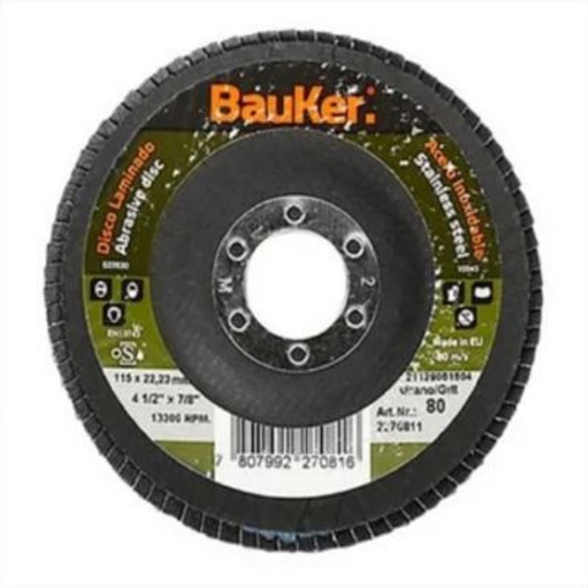 GENERICO - ESMERIL Amoladora Angular 4-12 820W BAUKER