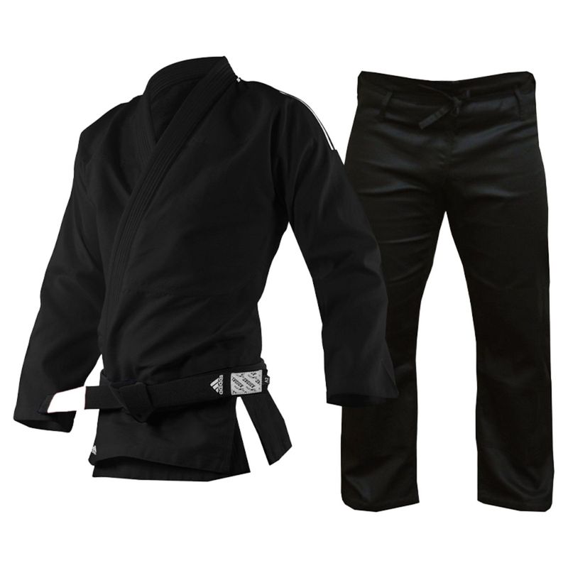 ADIDAS - Kimono Jiu Jitsu Niños Adidas Negro M2