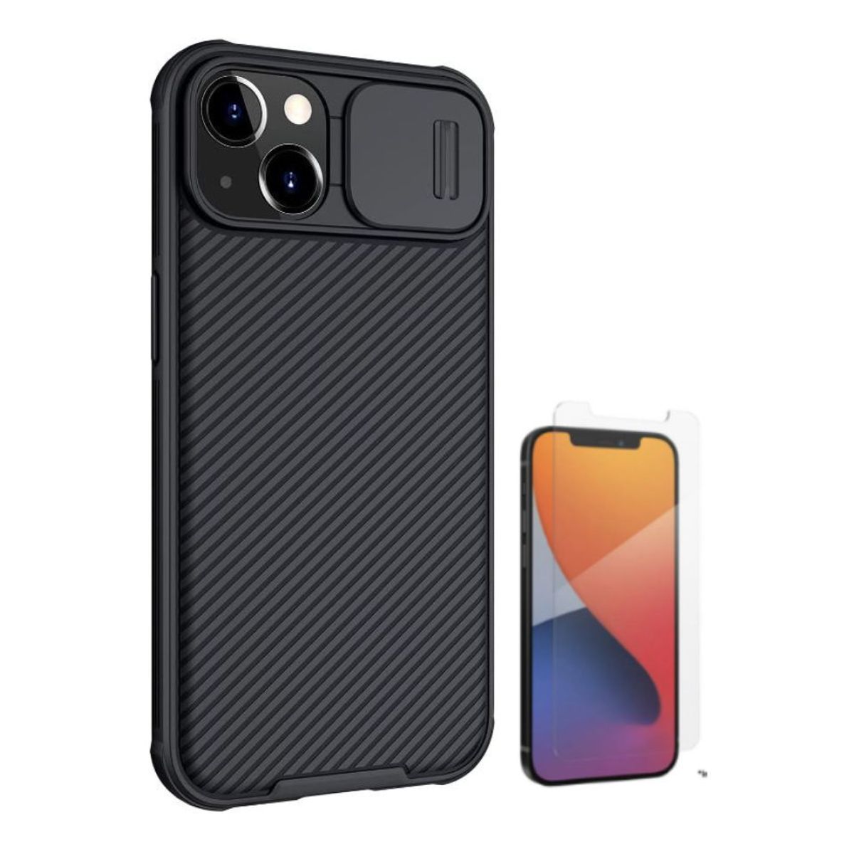 NILLKIN - CASE NILLKIN CAMSHIELD IPHONE 13 + VIDRIO