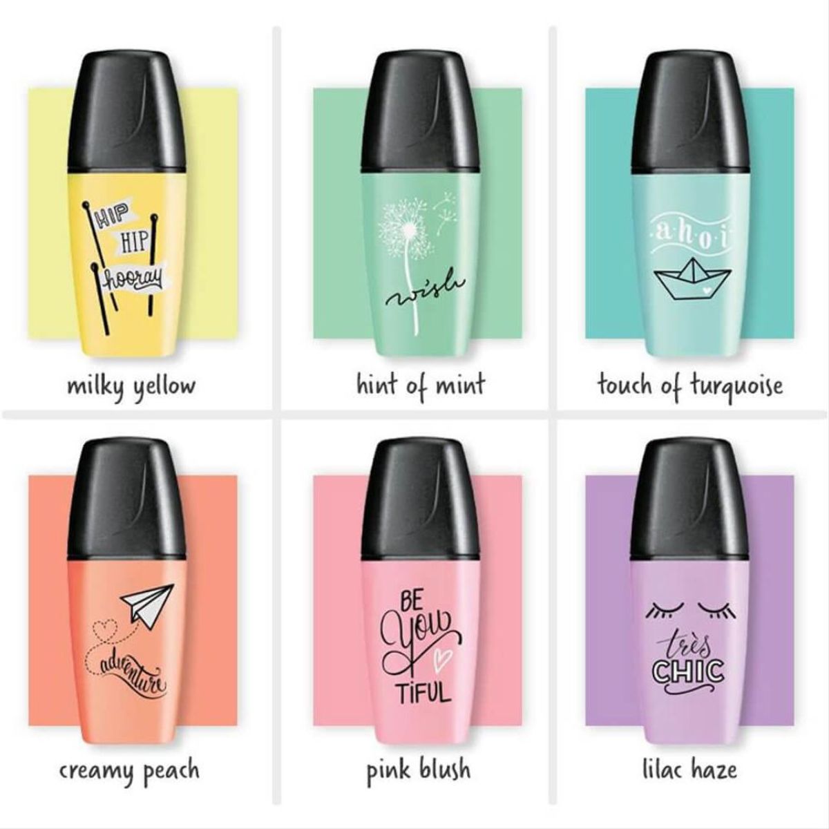 STABILO - Resaltador Mini Boss Pastel Love x 5