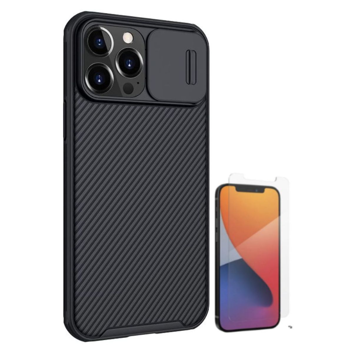 NILLKIN - CASE NILLKIN CAMSHIELD IPHONE 13 PRO MAX + VIDRIO