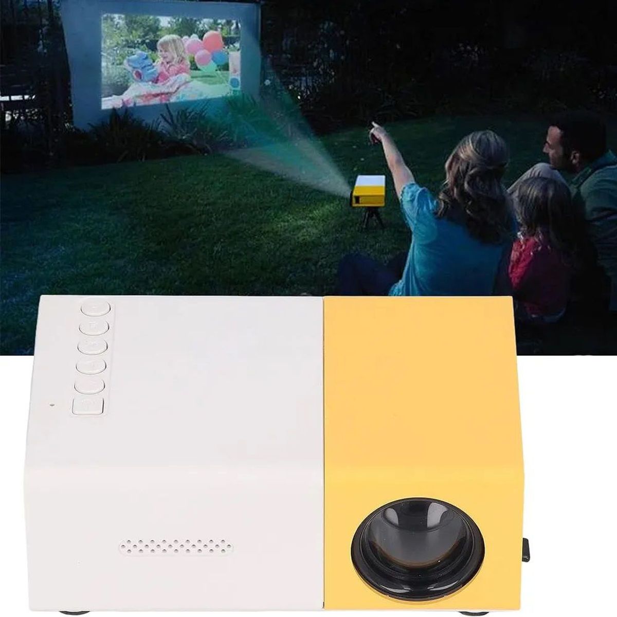 OTTOWARE - Mini Proyector Portátil Multimedia 1080P