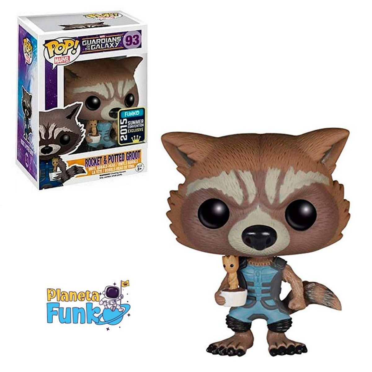 FUNKO - ROCKET CON GROOT GUARDIANES DE LA GALAXIA