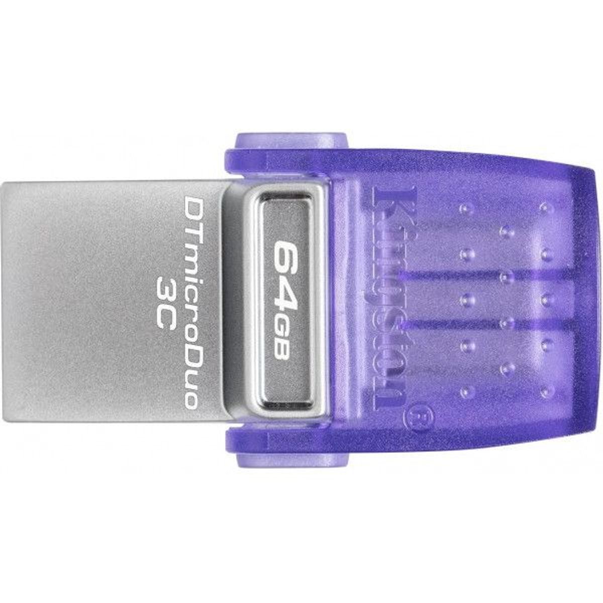 KINGSTON - Memoria USB Kingston DataTraveler microDuo 3C, 64GB, USB 3.2