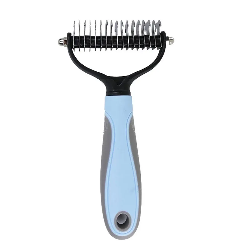 DENISASAA - Cepillo stripping para perros y gatos - Azul