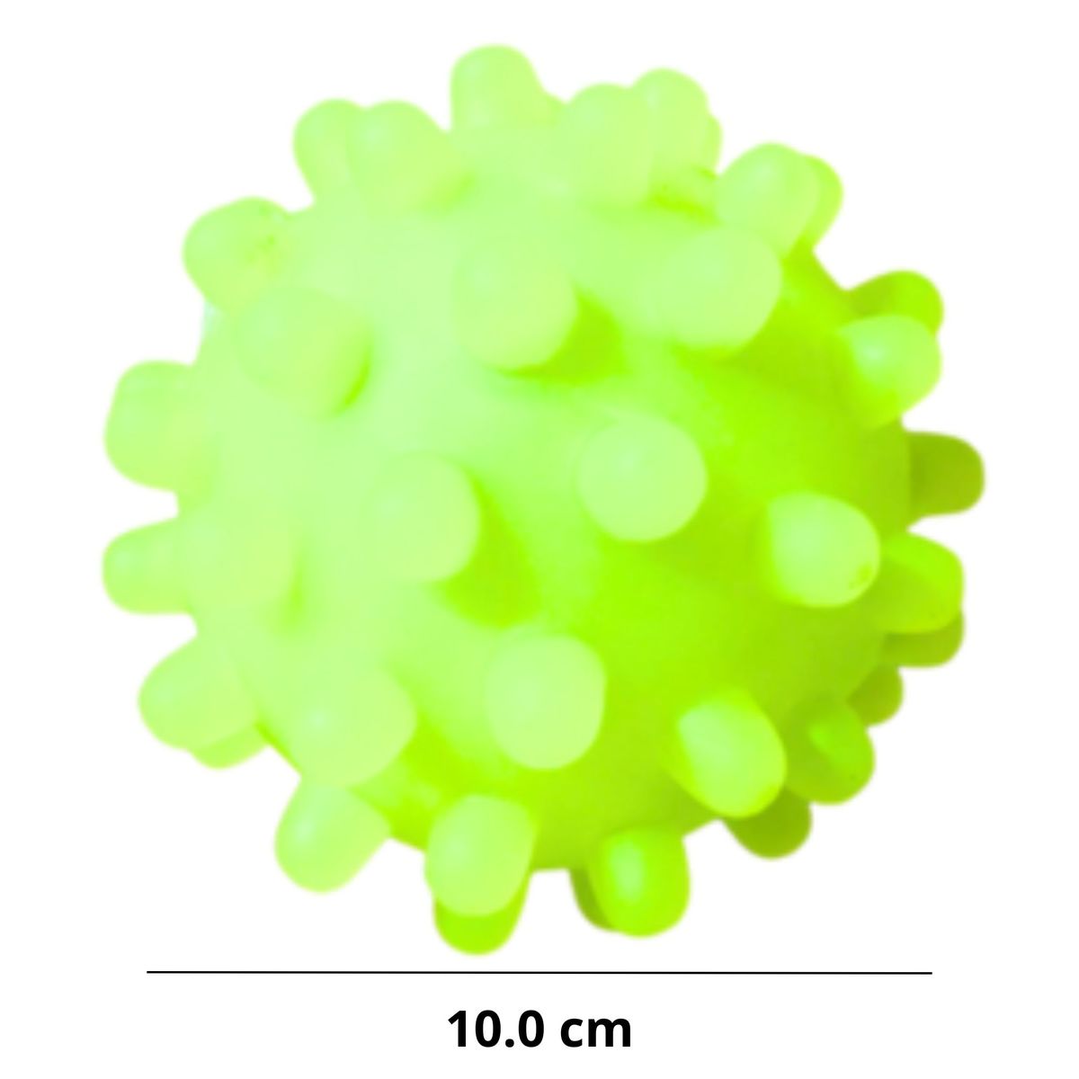 GENERICO - PELOTA CON PUAS PARA MASCOTA AMARILLO