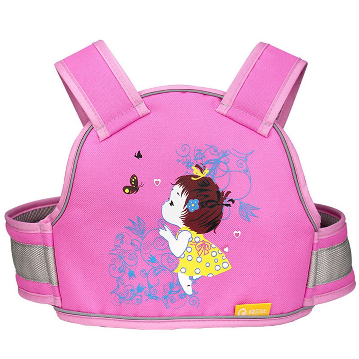 DENISASAA - Cinturón de seguridad para motocicleta para niños-Rosa