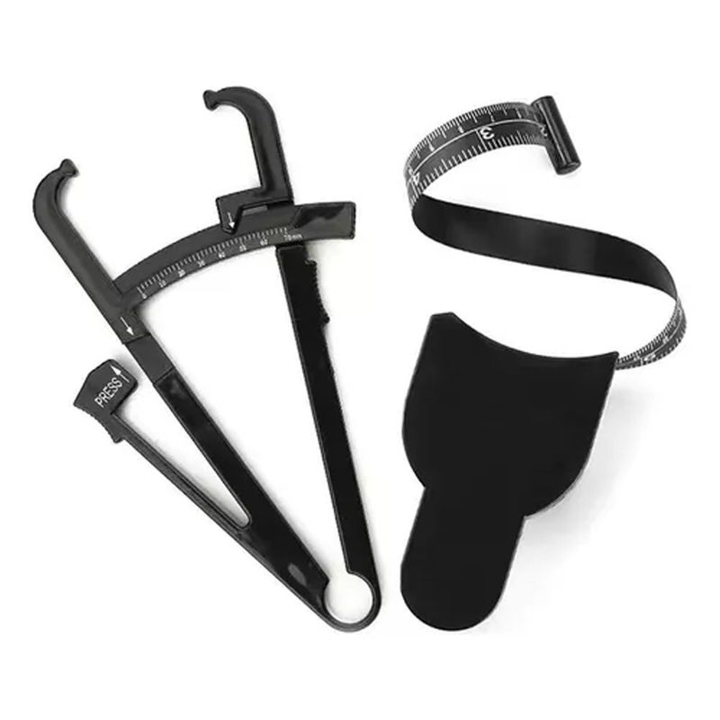 DENISASAA - Caliper Medidor De Grasa Corporal  Cinta Métrica De Cintura-Negro