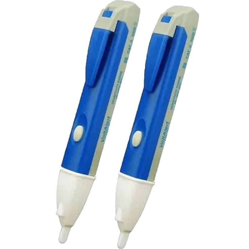 DENISASAA - Pack 2 Tester Sensor Detector Lapiz Voltaje 90-1000v-Azul