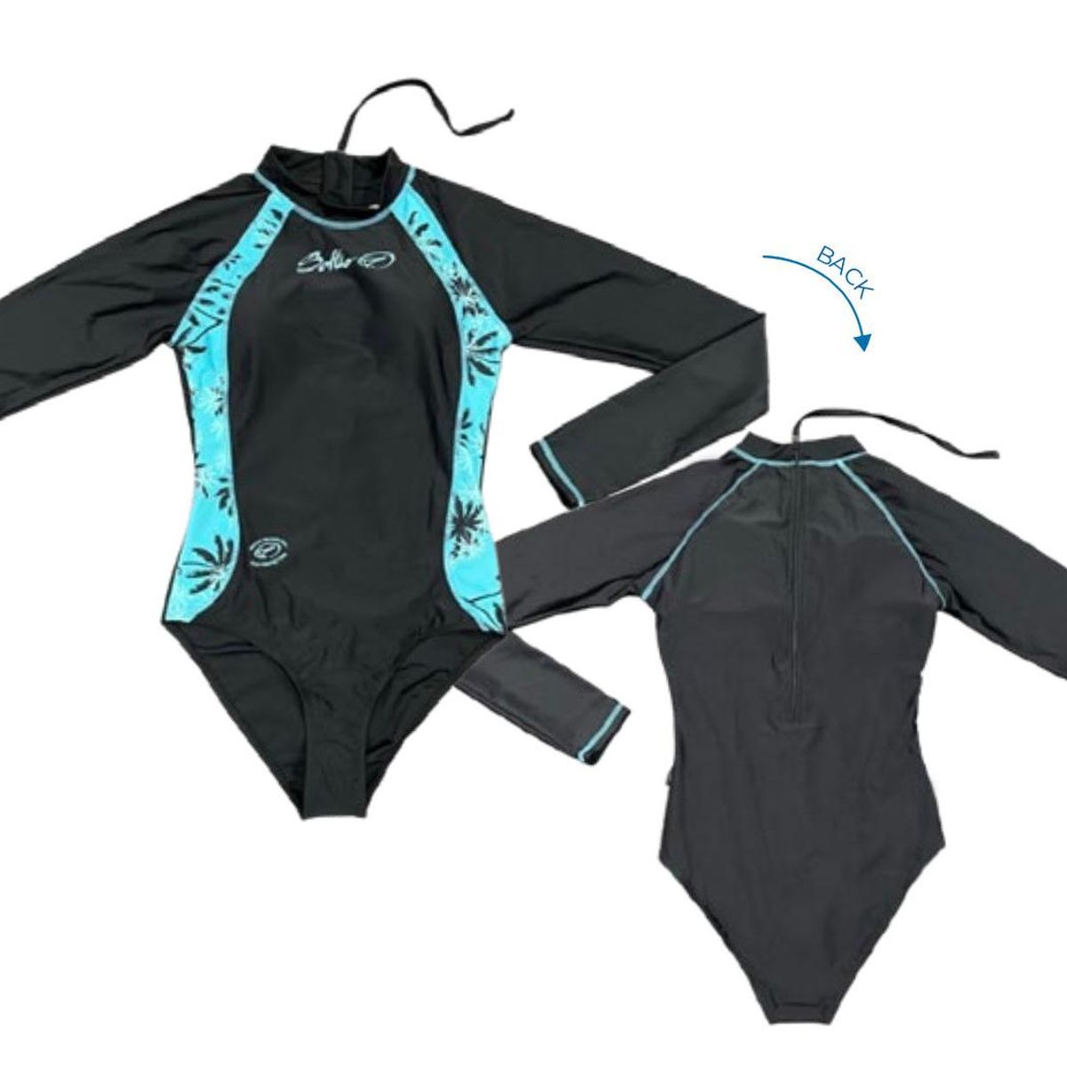 AQUA&MODA - Body Lycra con Proteccion UV Marca BOLTIO Aquamoda BL2NT - Negro