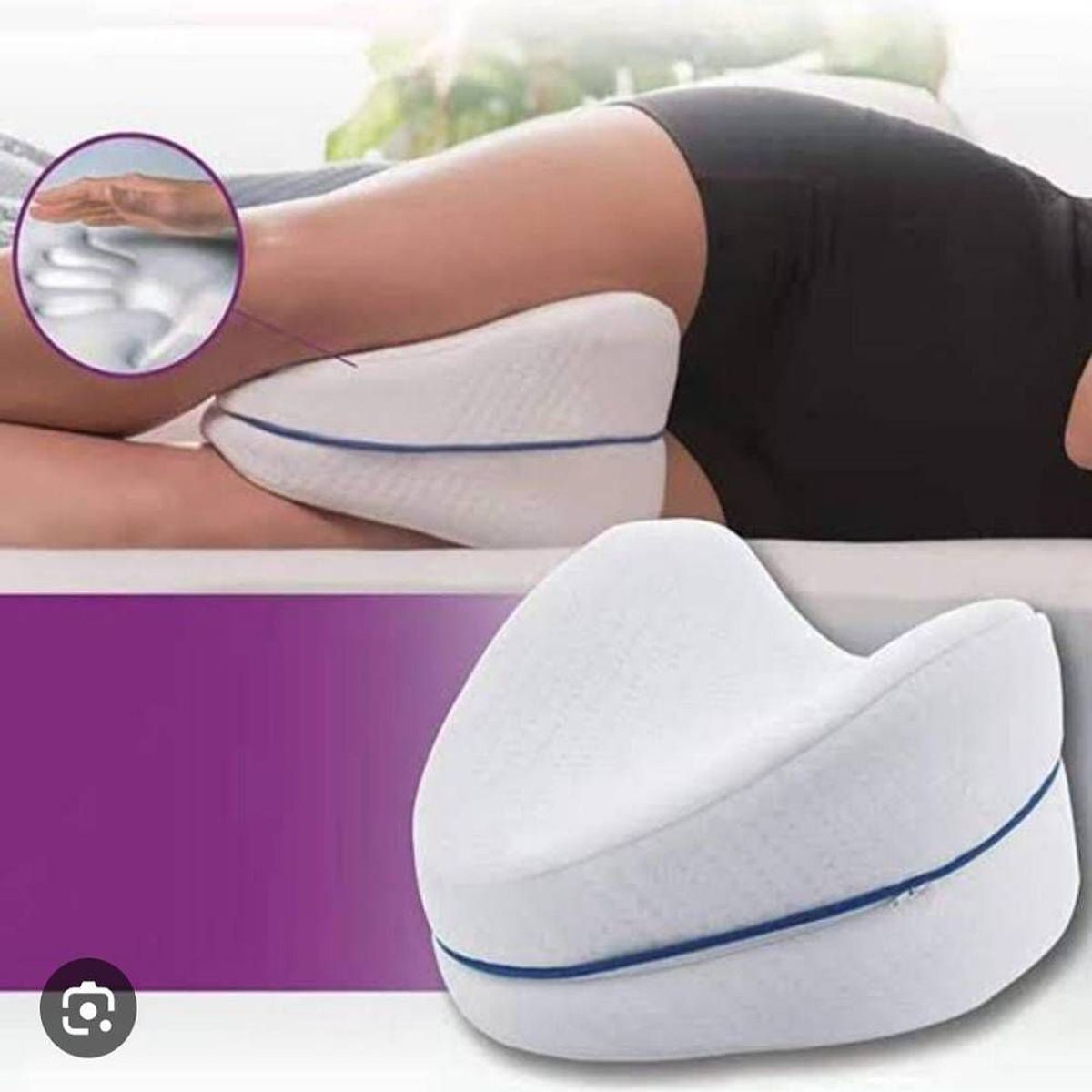 GENERICO - Almohada Ortopedica Ergonomica Viscoelástica para Piernas