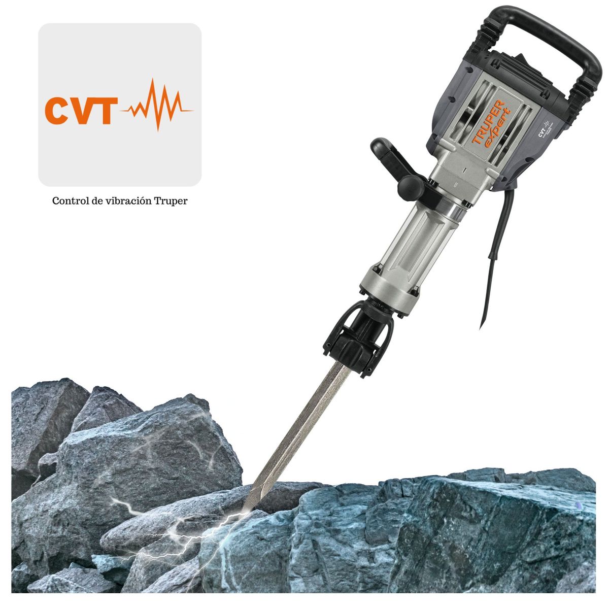 TRUPER - Martillo demoledor 1600W 55J Truper Expert