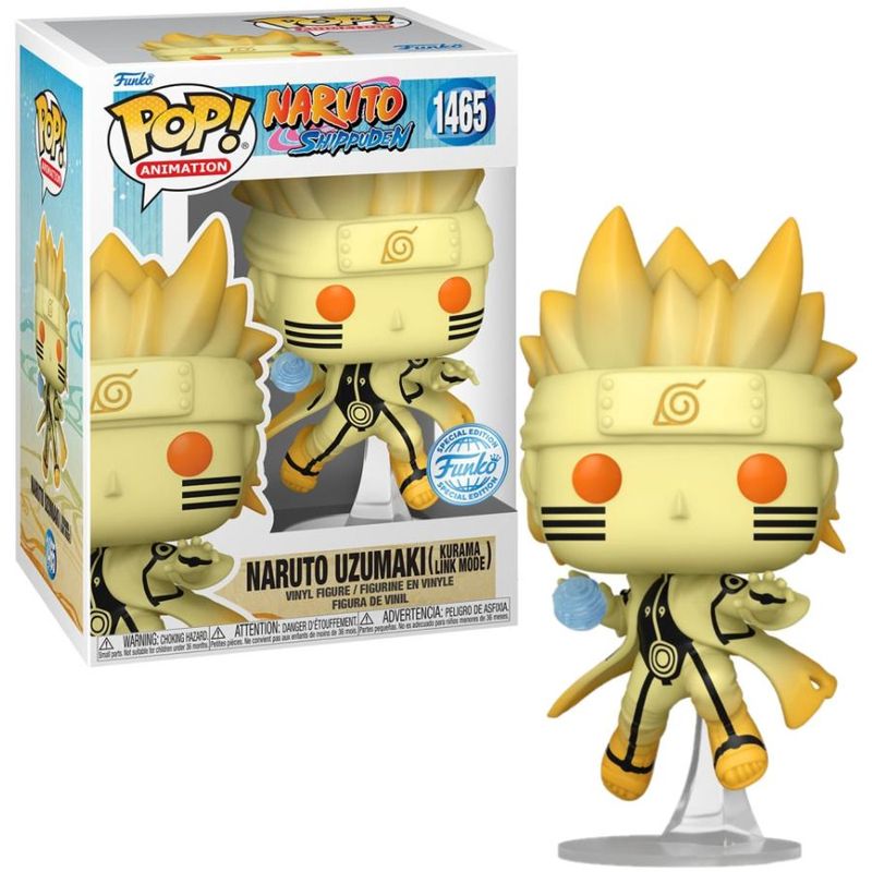 FUNKO - Funko Pop Naruto Uzumaki Kurama Link Mode - Naruto Shippuden